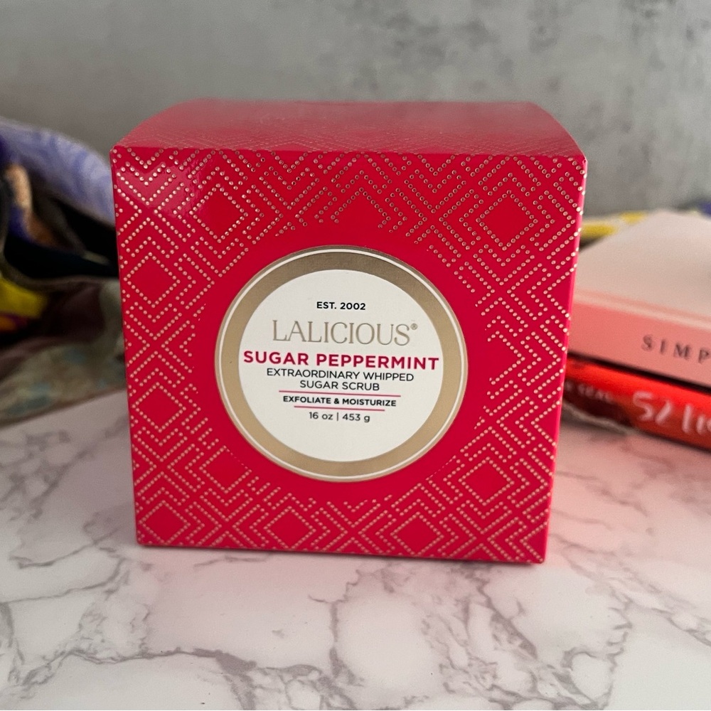 Lalicious Sugar Peppermint Whipped Sugar Scrub 16 oz – Holiday Skincare